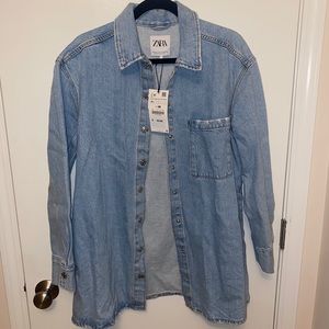 Zara Oversized Jean Jacket